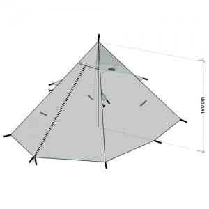 DD SuperLight Pyramid Mesh Tent Family Size