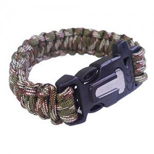 DD Paracord Bracelet camouflage front