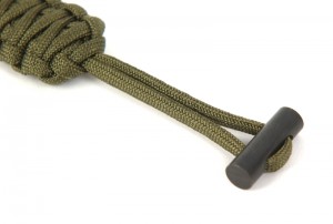 Bushmen survival armband 6 meter met firesteel groen 3