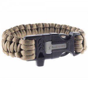 Bushmen Survival armband 3 meter bruin