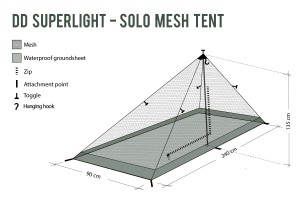 DD SuperLight Solo Mesh Tent 3