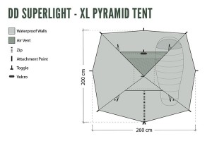 DD SuperLight XL Pyramid Tent 2