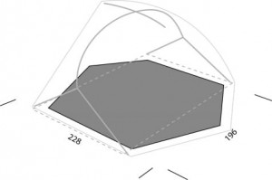 Exped Lyra II Footprint 1