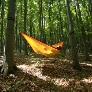 Ticket to the Moon Original Hammock Burgundy/ Dark Yellow 7