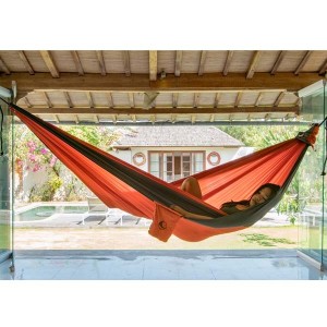 Ticket to the Moon Kingsize Hammock Orange/ Dark Grey 2