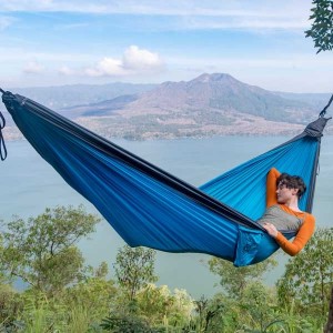 Ticket to the Moon Kingsize Hammock Aqua/ Dark Grey 3