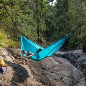 Ticket to the Moon Compact Hammock Turquoise 1