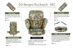 DD Bergen Rucksack MC 13