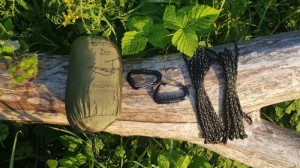 Bushmen Hammock groen met karabiners 2