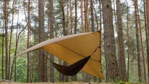 Bushmen Ultra Tarp 3x3 Dark Olive 2