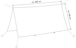 Amazonas Traveller Tarp XXL 12