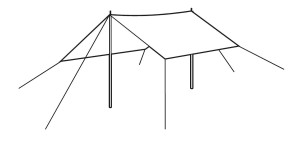 Easy Camp Norddal Tarp 3x3 3