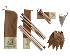Nordisk Kari Tech Mini Tarp Colour Pack Bruin 11
