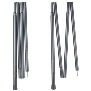 Nordisk Kari 30-41 Spare Pole Set 220-260 cm Staal 2 stuks