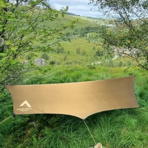 Nortent Helleren UL Tarp bruin