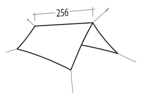 Robens Vestis 2.50 x 2.30 Solo tarp UL 2