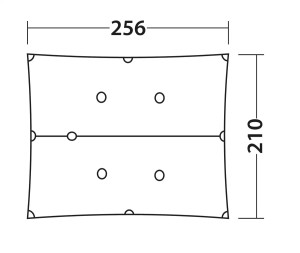 Robens Vestis 2.50 x 2.30 Solo tarp UL 7