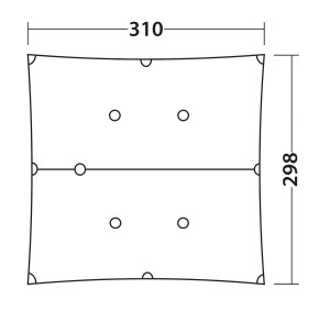 Robens Vestis 3.10 x 2.92 Duo tarp UL 7