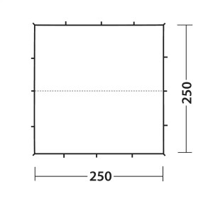 Robens Tarp 2.5 x 2.5 m Pro 2