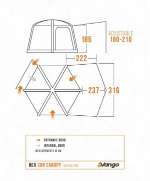 Vango Hex Sun Canopy Sentinel Pro 1