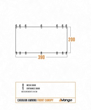 Vango Caravan Awning Front Canopy 1