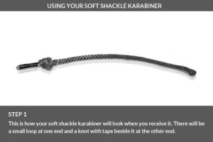 DD Soft Shackle Karabiner x 2 2