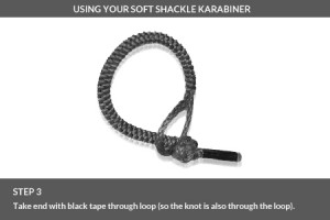 DD Soft Shackle Karabiner x 2 4